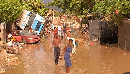 Il ciclone Hanna su Haiti